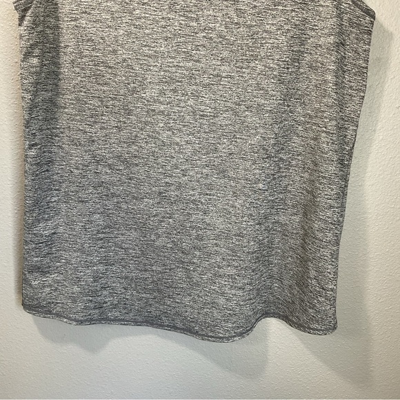 Athleta Active Wear Top Open Back XS heater gray T114 - Picture 3 of 7